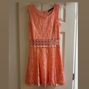 Coral dress